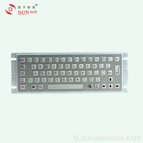 Keyboard Logam Bertulang dan Panel Sentuh